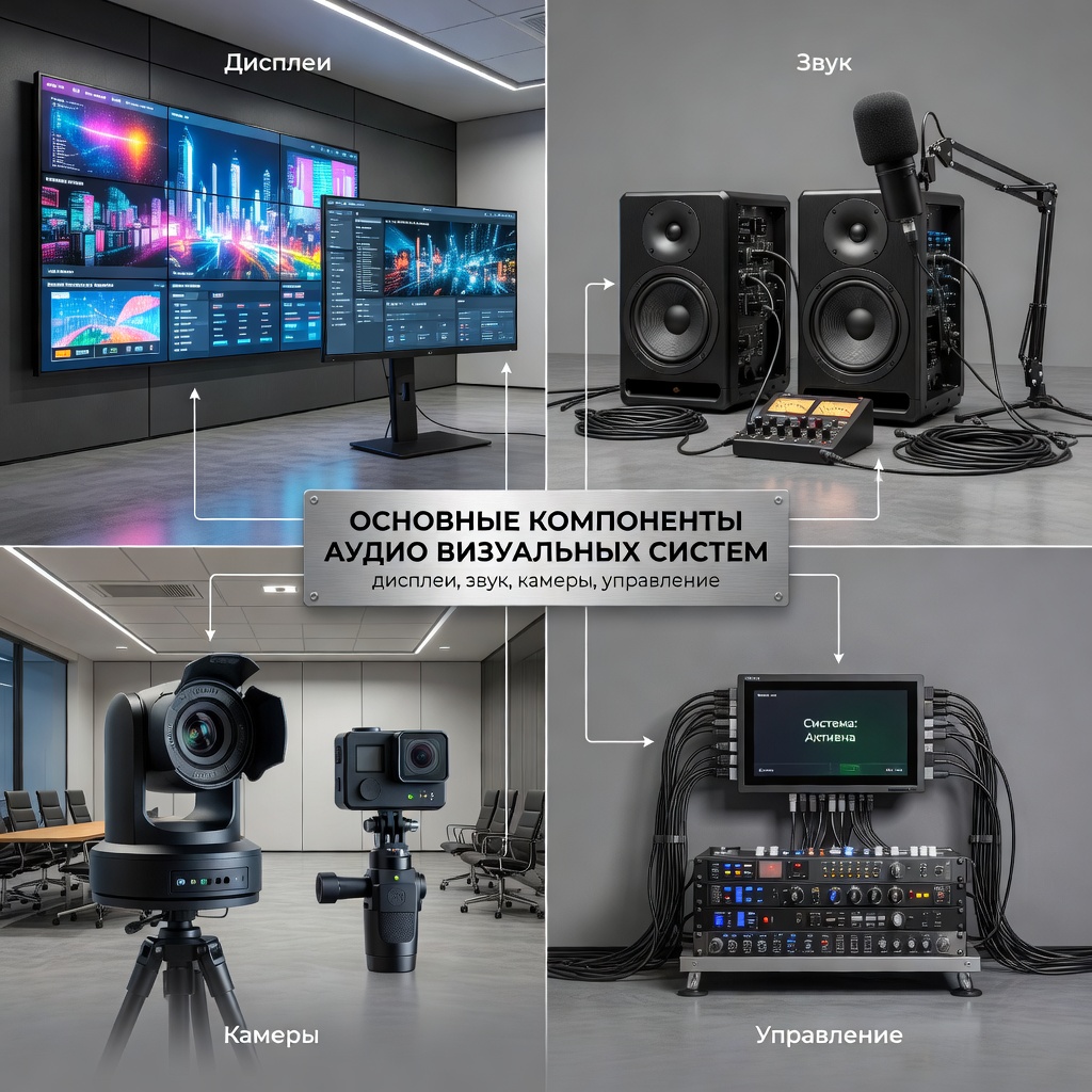 основные компоненты аудиовизуальных систем