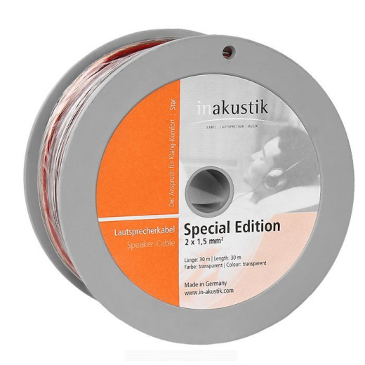 INAKUSTIK Star LS Special Edition, 2 x 2.5 mm2, 25 m, 01004425
